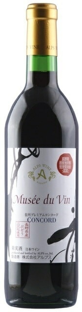 【送料無料】アルプス ミュゼドゥヴァン 信州プレミアムコンコード 720ml12本【本州(一部地域を除く)は送料無料】 14,116円