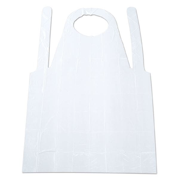 （まとめ）プラスチックエプロン 袖なし 50枚入 [x3セット]