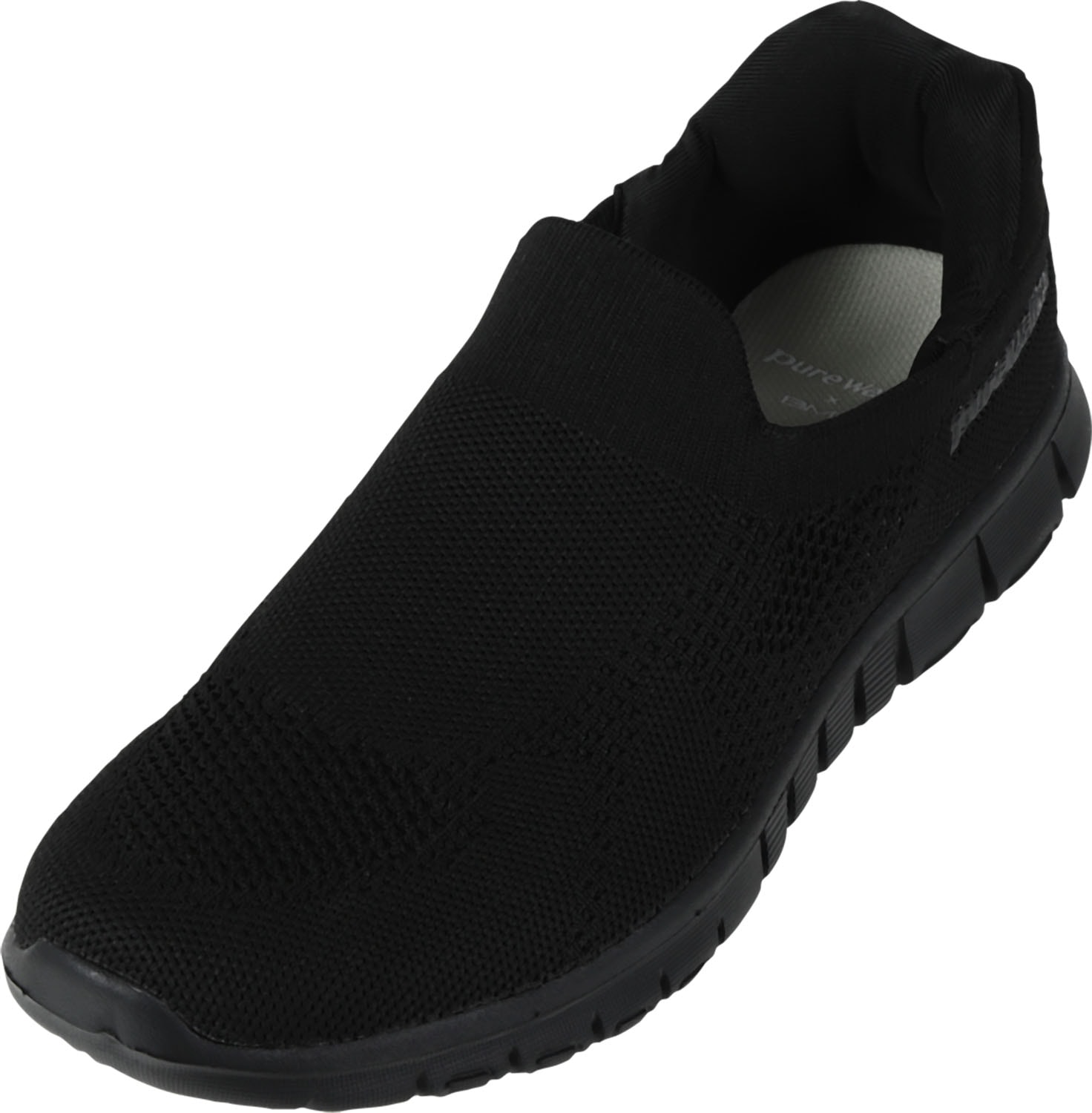 ピュアウォーカー (pure walker) PW1502 BMZハンズフリーシューズBMZハンズフリーシューズ SLIDEFIT スライドフィット レディース 紐なし シューズ スニーカー 手を使わ