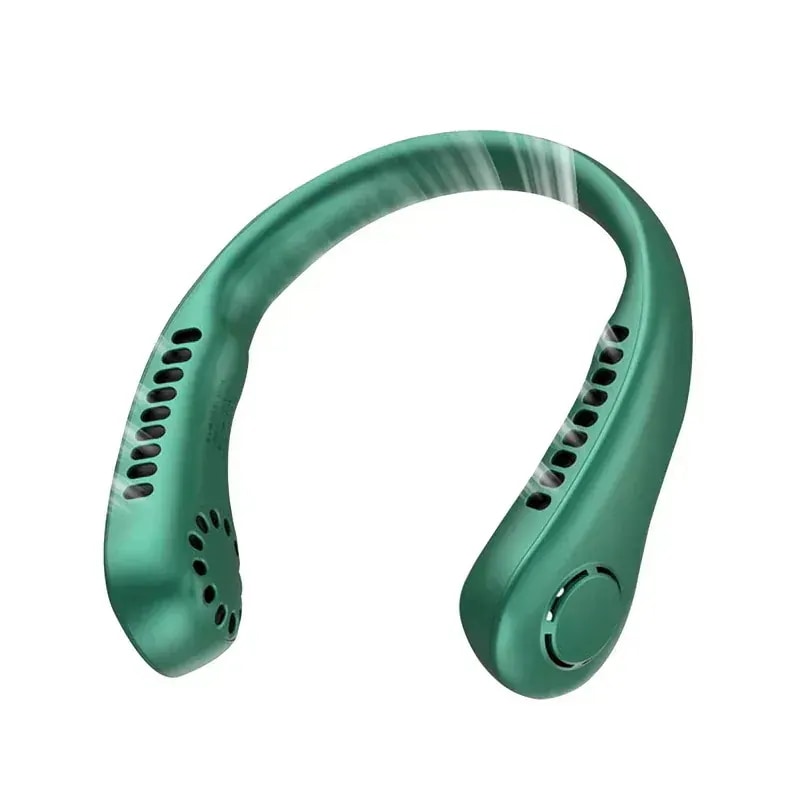 静音 両手解放123116 3000mAh 10点セット首掛け扇風機 暑さ対策 USB充電式 羽なし 軽量 プレゼント