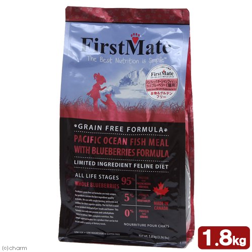キャットフード　ファーストメイト　パシフィックオーシャンフィッシュウィズ　ブルーベリー（猫用）　１．８ｋｇ　ＣＲＣ35―07―40―02―07