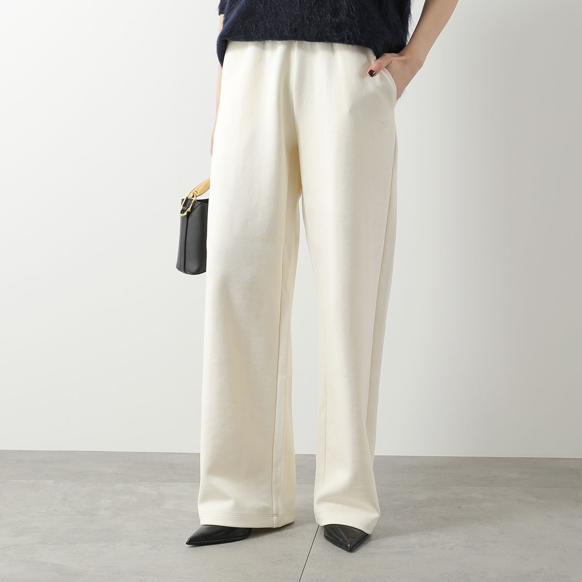 EMPORIO ARMANI UNDERWEAR エンポリオアルマーニ スウェットパンツ EW001906 AF15357 レディース ストレッチ ジャージー ロゴ セットアップ可能 F1020