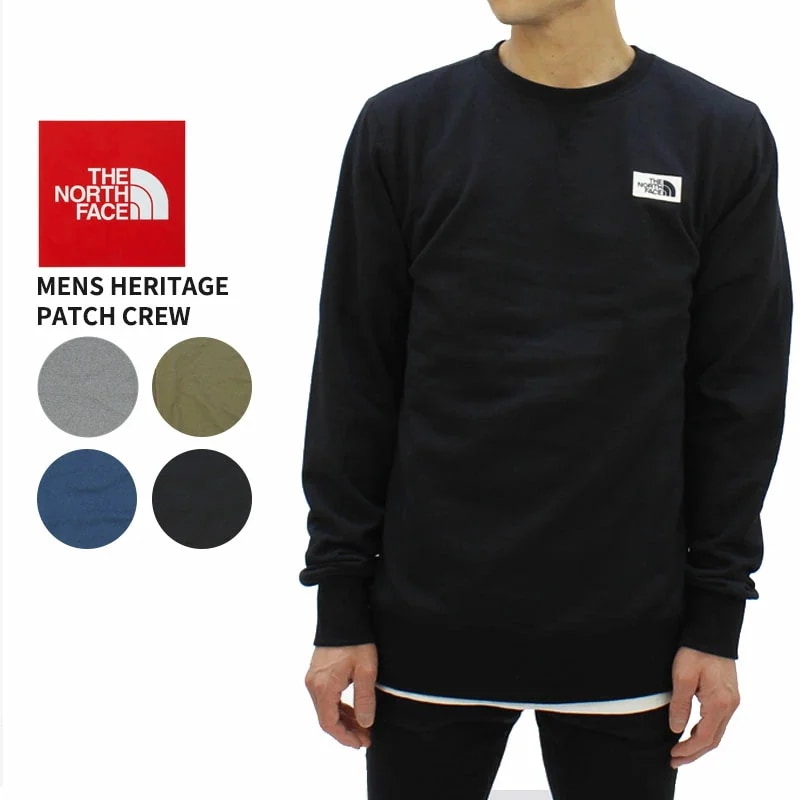 ザ・ノース フェイス THE NORTH FACE Mens Heritage Patch Crew クルーネック スウェット トレーナー 男性 メンズ nf0a7wxh