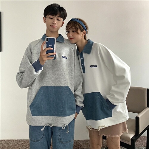 秋 カップル お揃い服 個性的 お揃い パーカー 服 ペア レディース 長袖 お誕生日 普通着 おしゃれ 冬 新婚旅行 ご夫婦 プレゼント 結婚記念日 Rsa11177030 メンズ ペアルック