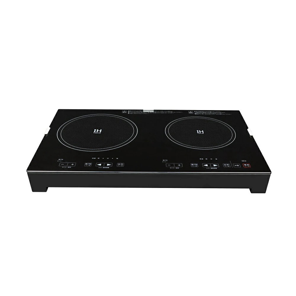 エスケイジャパン 2口IH調理器 SKJ-YA142H IH調理器 クッキングヒーター IH 置くだけ 簡単設置 コスパ
