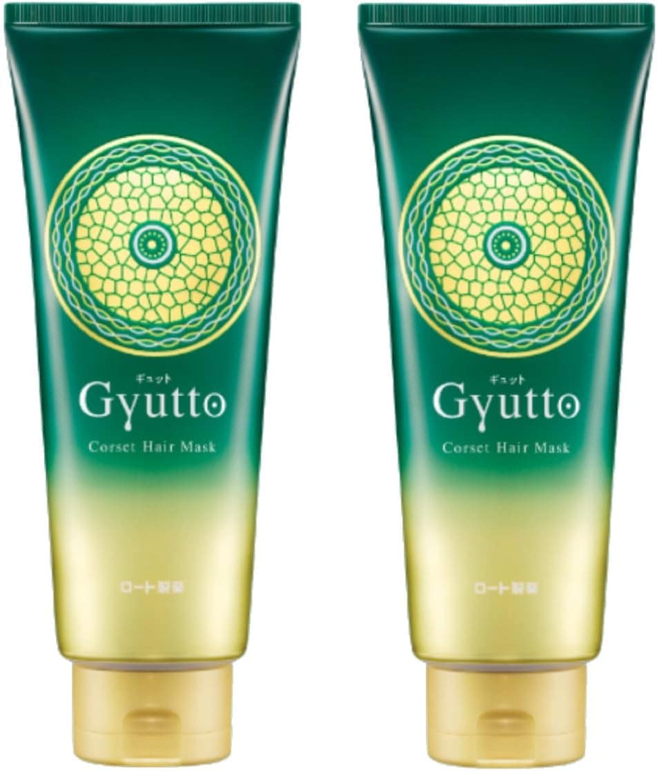 【まとめ買い2個】Gyutto(ギュット）コルセットヘアマスクトリートメント通常サイズ200g×2個 ロート製薬 大人の癖髪 質感改善 手ぐしでまとまる髪へ 栃木倉庫