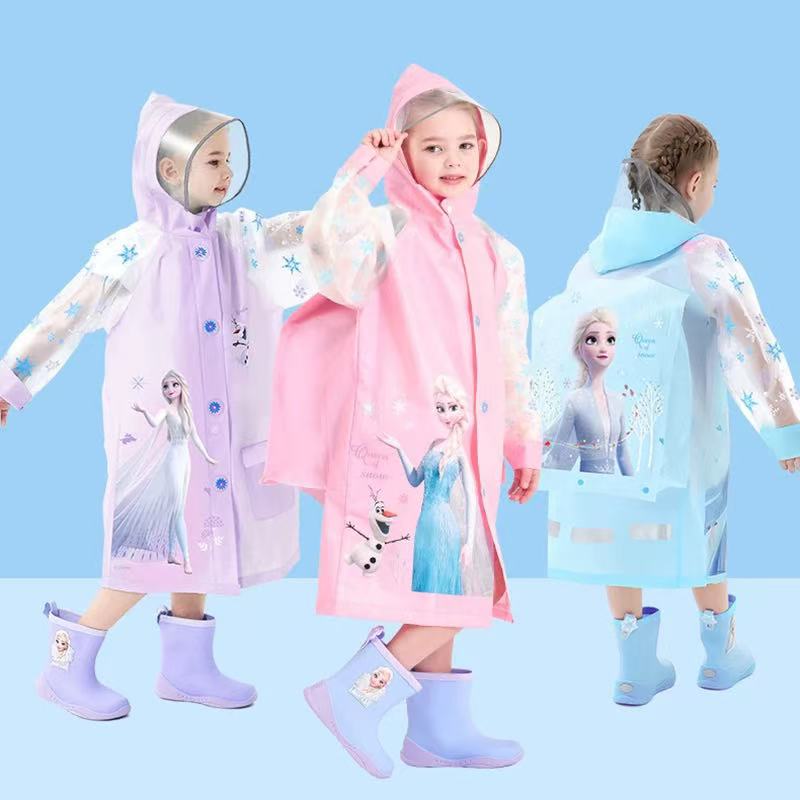 【20点セット】【急速出荷】大人気 新作 超可愛い アナと雪の女王 エルサ レインコート雨具 ランドセル対応 ポンチョスパイダーマン 女の子 男の子 自転車 防水 防風 通園着