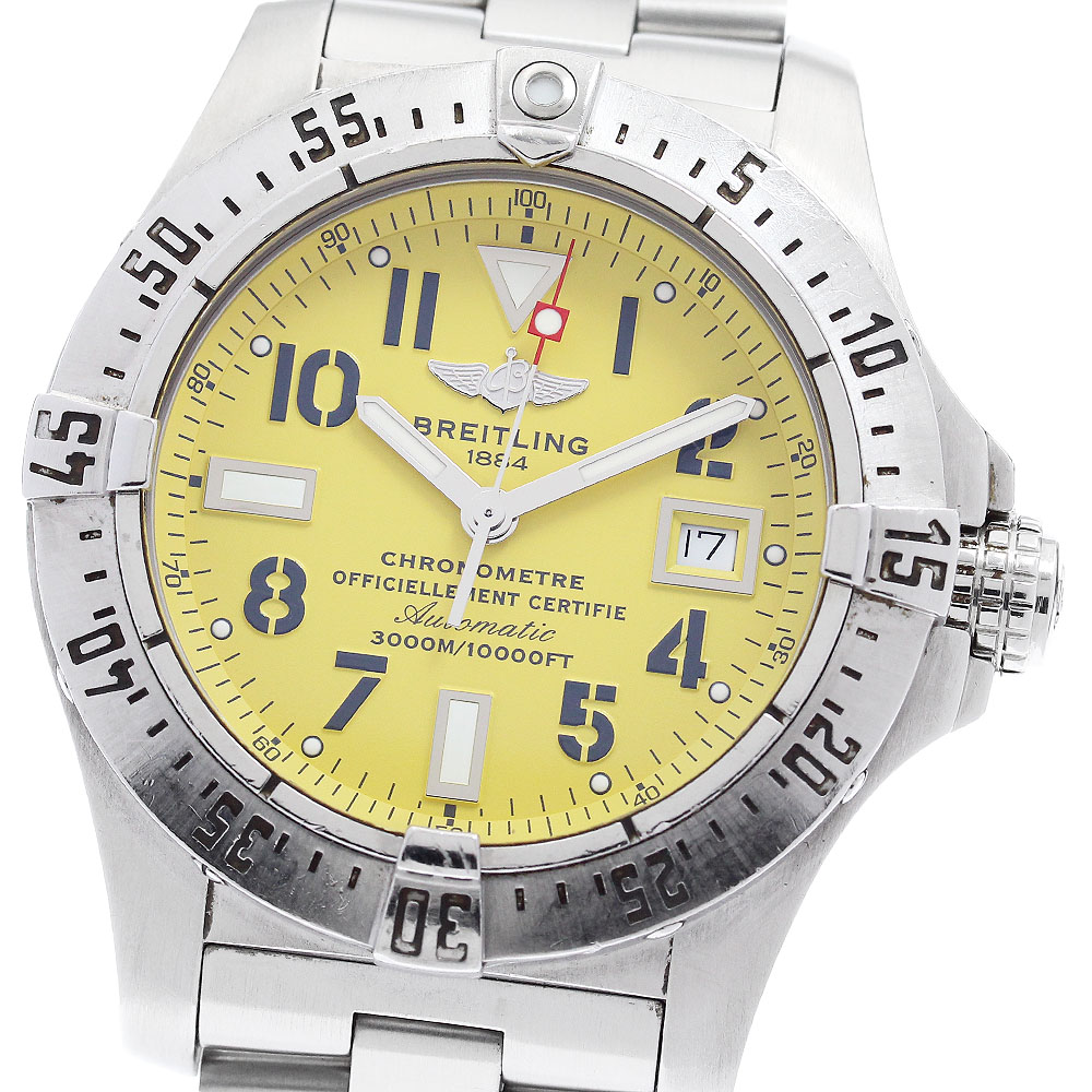 ブライトリング BREITLING A17330 アベンジャー シーウルフ デイト 自動巻き メンズ _896725【中古】