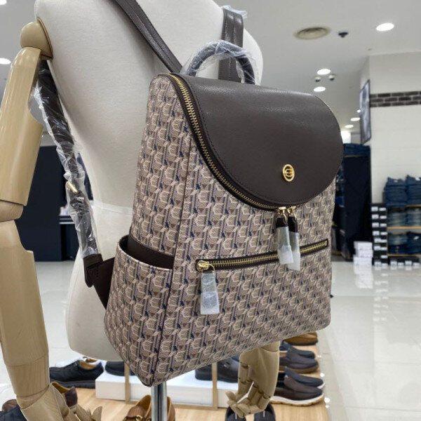 女性 デイリー パターン ポイント 収納 バックパック 旅行用バッグ cm 292_GN
