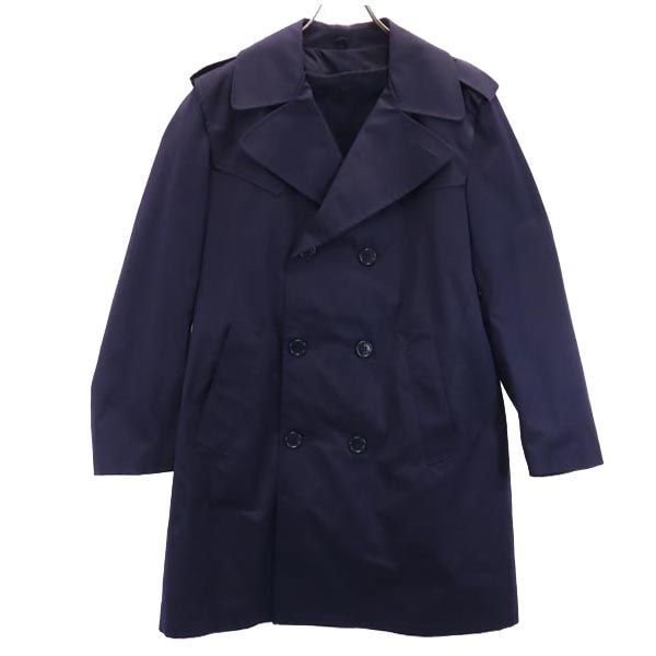 GUARDIA DI FINANZA 80s 90s イタリア オールド ライナー付き ミリタリーコート 48 ネイビー メンズ