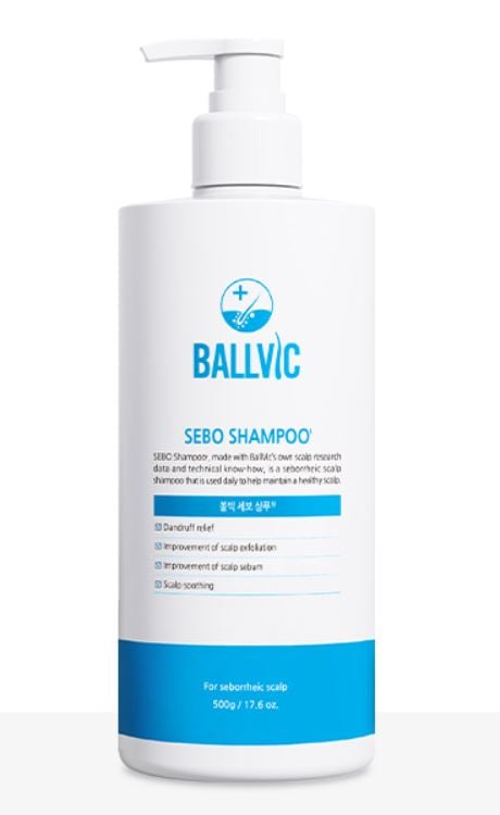 [BallVic] Sebo Shampoo - Itchy Scalp Trouble Care Dandruff Treatment Hair Loss Shampoo for Seborrhei