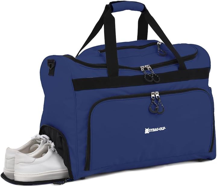 ゴルフも旅行もこれ一つ ボストンバッグ メンズ 53L ゴルフバッグ スポーツバッグ uy26(03.ネイビー)