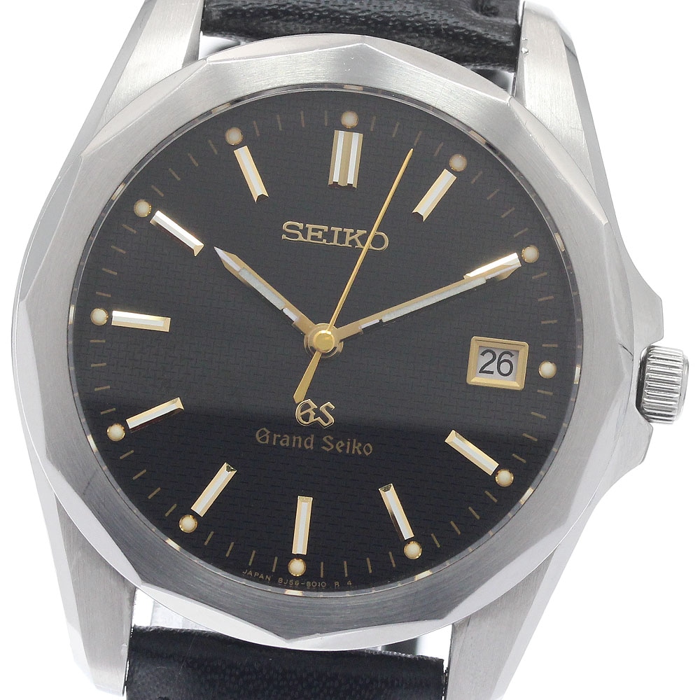 セイコー SEIKO 8J56-8010/SBGF005 グランドセイコー デイト クォーツ メンズ 内箱・保証書付き_958588【中古】