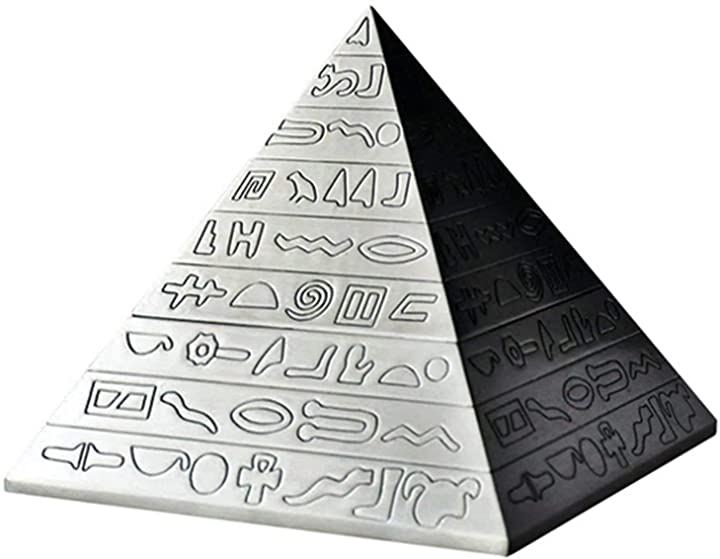 ピラミッド 型 収納 小物入れ アンティーク 置物 アクセサリー ボックス 卓上 オブジェ 1個