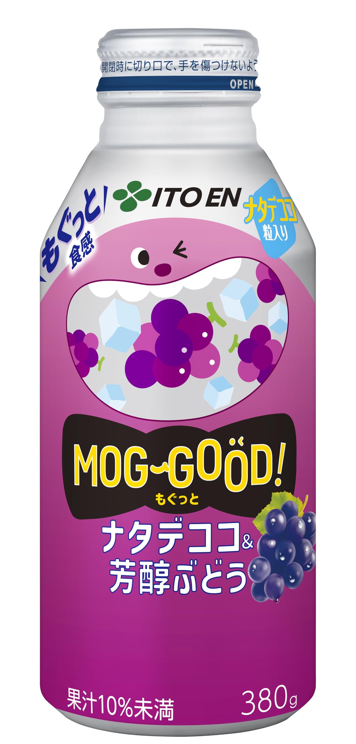 もぐっと ナタデココ＆芳醇ぶどう 380g×24本 ボトル缶
