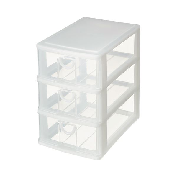 （まとめ）サンコープラスチック エルピス A5深型3段 ホワイト A-530 1台(×5セット) 7,390円