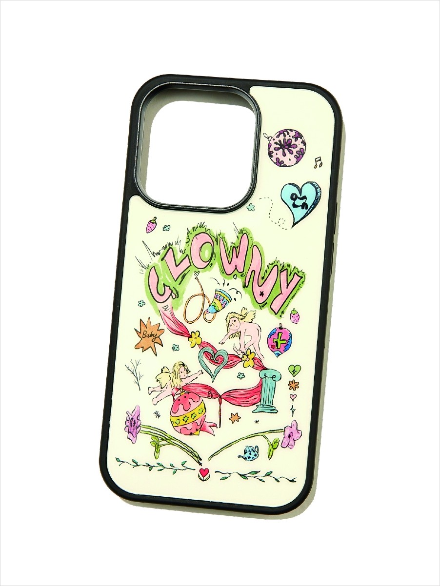 LOVE ANGEL CASE/iPhone (13pro /13/14 /14pro /15 /15pro /16 /16pro)