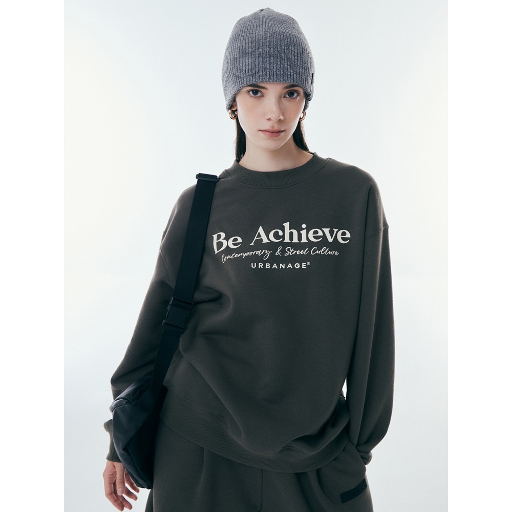 URBANAGE ビアチャーブオーバーマンツーマン (4 Color)