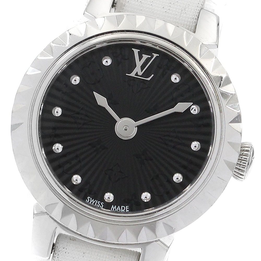 ルイ・ヴィトン LOUIS VUITTON Q1M05 タンブールビジュ クォーツ レディース _898234【中古】