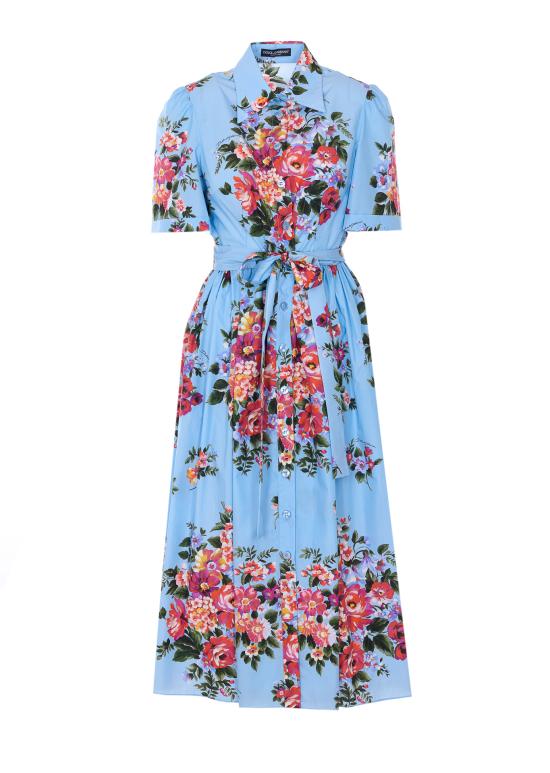 DOLCE & GABBANA Women Mid Skirts F6JFNT HS5UUHC5ZO Blue