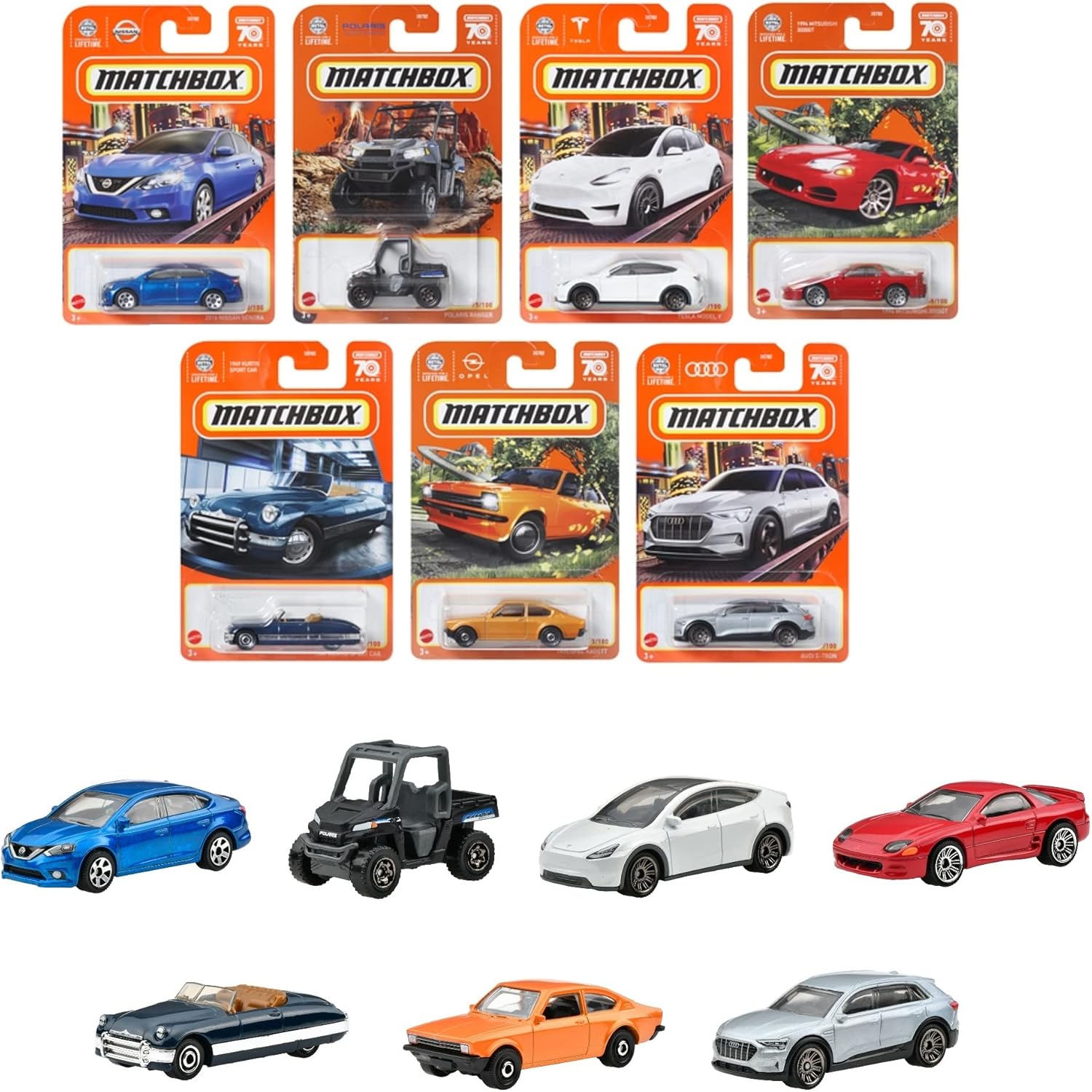 マテル MATTEL マッチボックス Matchbox ベーシックカー アソート ミニカー24台入り BOX販売 3才~ 980P-30782
