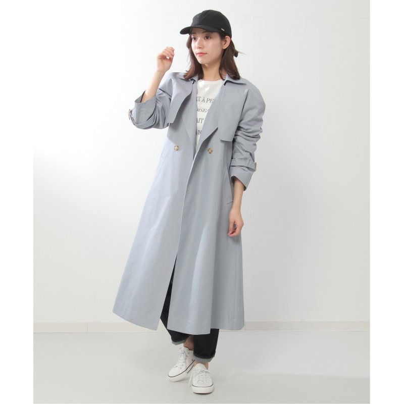 シャンブレー3WAYトレンチコート