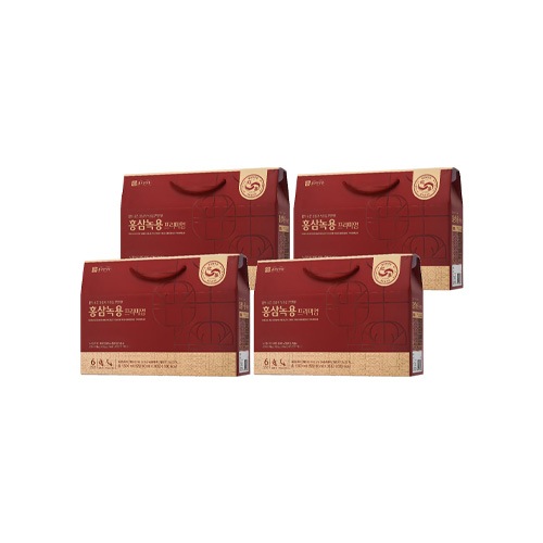 チョングンダン健康 紅参＋鹿茸 プレミアム 1.5L 4個