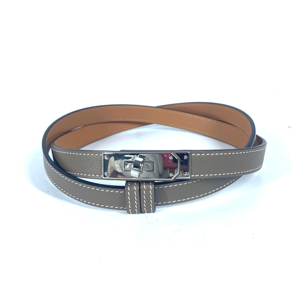 ベルト ケリーベルト 細ベルト アクセサリー エプソン エトゥープ ベージュ