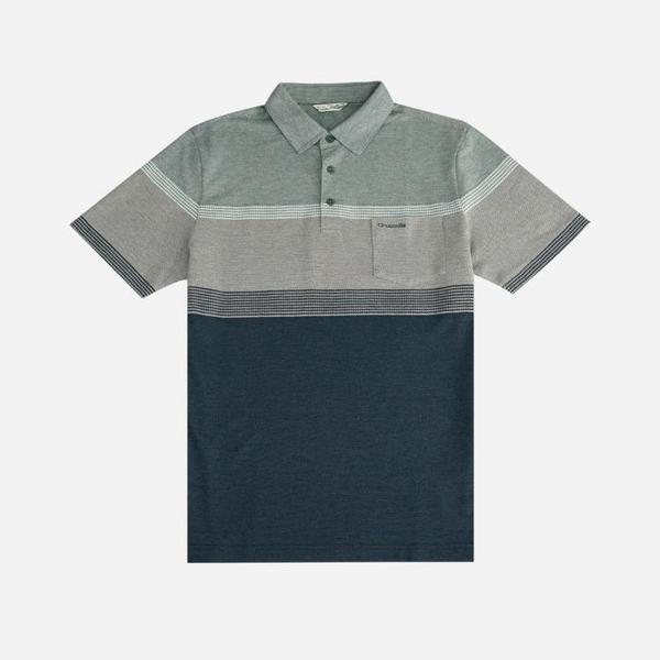 セーブゾーン05 男性組織ミックスストライプ半袖Tシャツ ACTS2401 (S49943130)