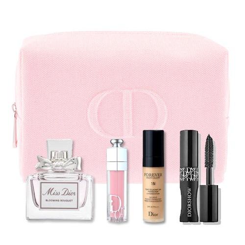 Diorルージュ5本セット　ポーチ付き DIOR】2022年ホリデー限定!コスメポーチ付きコフレセットは