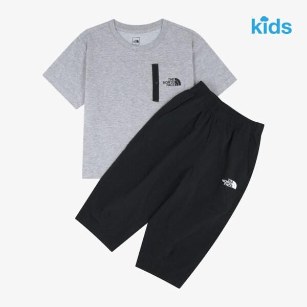 NT7US14U キッズ ハイク カプリ クルー セット KS HIKE CAPRI CREW SET