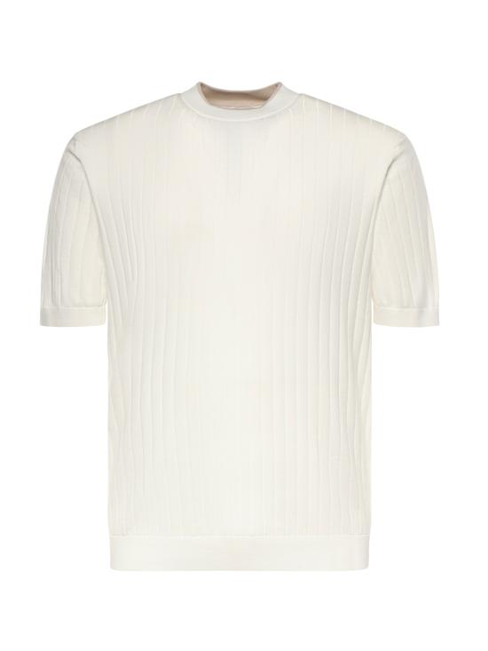 ELEVENTY Men T-Shirts M76MAGM64MAG0M041 01 03 White taupe
