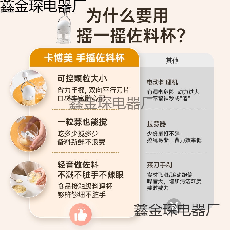 自己操作】カボメイハンドクランクガーリックパウンダー多機能クッキングマシン家庭用労働節約ガーリックブランディングアーティファクト