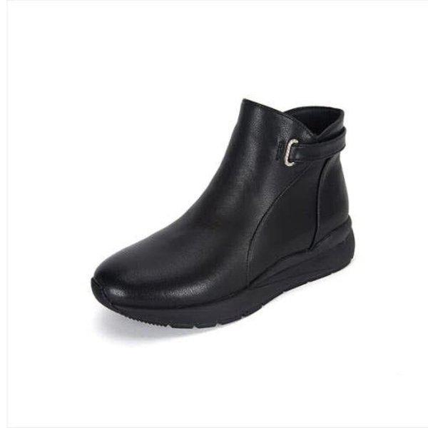 AK平沢店 女性 カジュアル ストラップ アンクルブーツ 4CM(516522663)