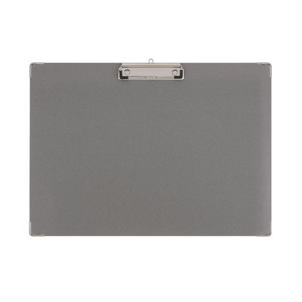 （まとめ） ボール用箋挟 4ヵ所角金具付 ヨコ型 CR-YSA3SN-GR 1枚入 (×10セット)