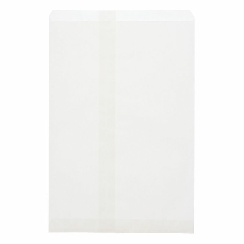 （まとめ買い）シモジマ HEIKO 紙袋 平袋 純白袋 No.1 500枚 幅200x高290mm（+ベロ） 004101100 [x3セット]