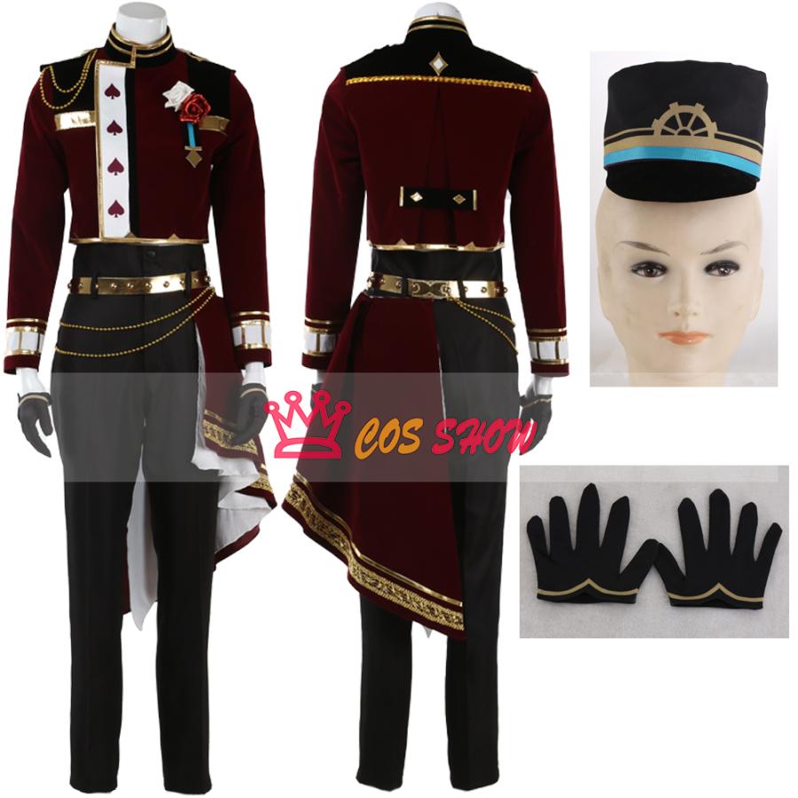 新品販売!あんさんぶるスターズ!! あんスタ ALKALOID × Valkyrie Artistic Partisan 天城一彩 あまぎ ひいろ コスプレ衣装 帽子付き オーダーメイド製作可能 仮装