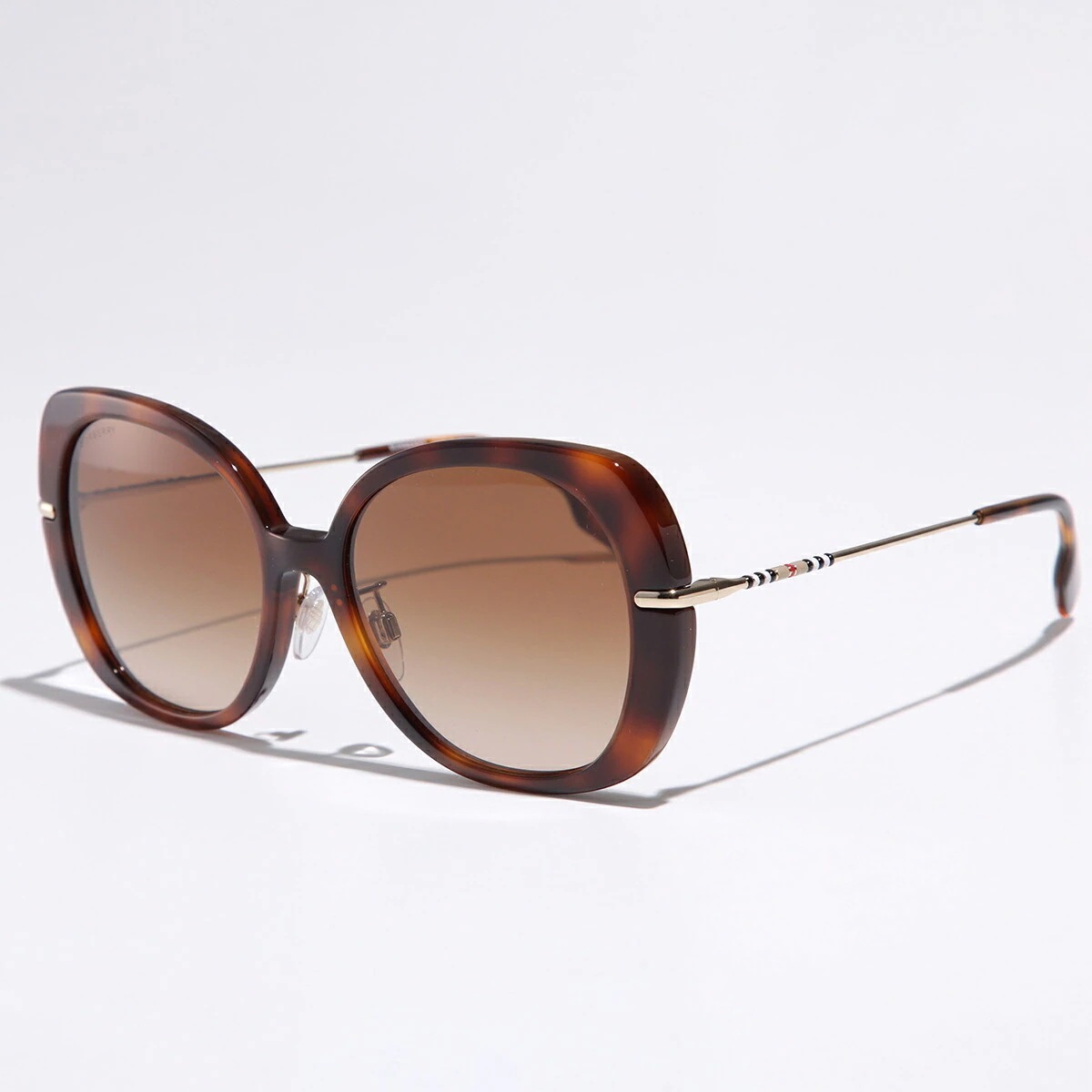 BURBERRY バーバリー サングラス B 4374-F レディース バタフライ型 セルフレーム フルリム ロゴ クリングスタイプ アイウェア カラー2色 12,207円