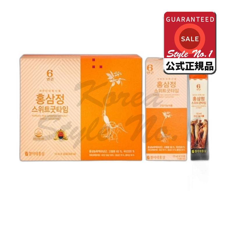 鉄イネ紅参紅参精スイートグッドタイム（30包）300ml
