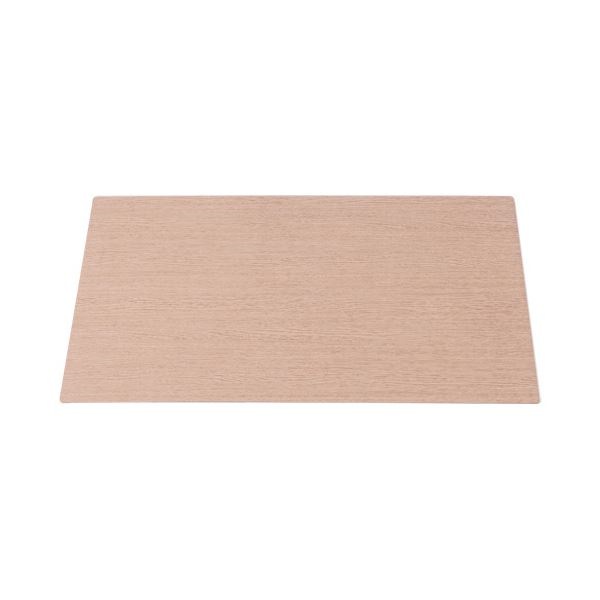 （まとめ）TANOSEE 木目調下敷付ダブルマット1190x690mm 1枚[x3セット]