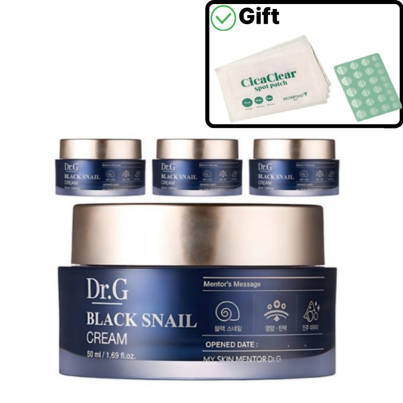 【正規品】今だけ！大容量4個セット！エイジングサインに集中アプローチ ブラックスネイル × ペプチド 高濃縮クリーム 50ml×4個【gift】ニキビパッチ