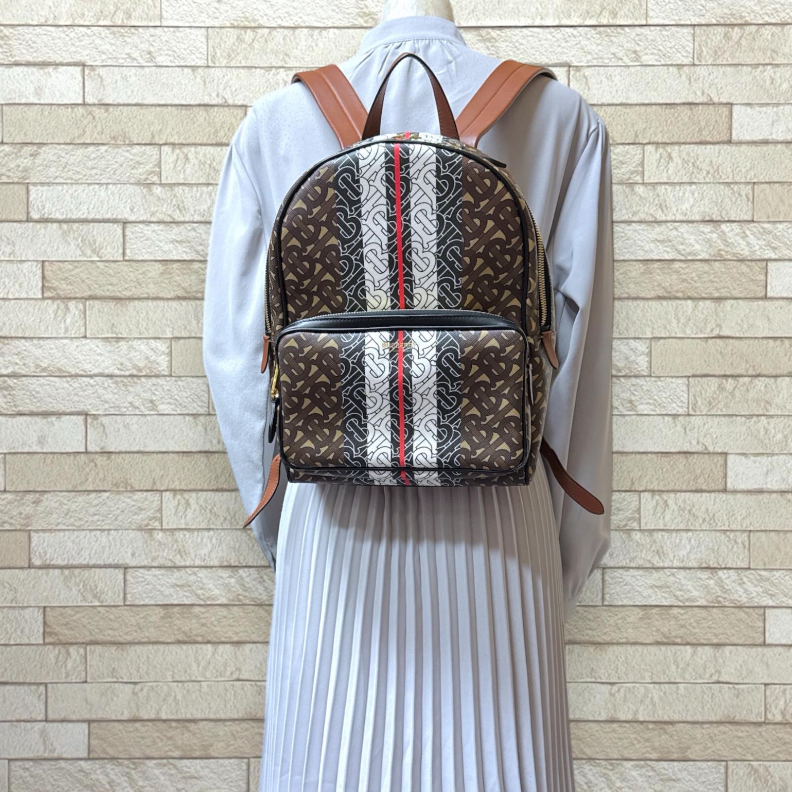 バーバリー TBモノグラム リュック・デイパック PVC 8019346 BURBERRY 中古