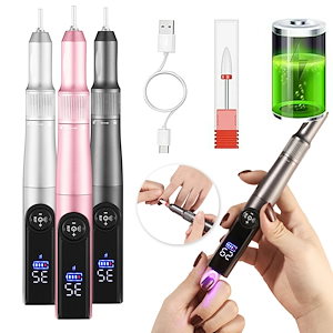 一体型ネイルマシン充電式ネイルマシーン オフ セルフネイル 2イン1 UV ネイルライト 電動ネイルマシ35000rpm 35階段調整 ビット ペン型ネイルライト レジン用 硬化ライト uvライト