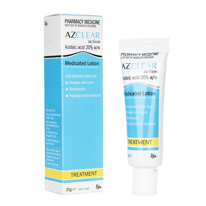 【3本】AZ クリア アクション メディケートローション（25g）・3本セット　【アゼライン酸20％/スキノレンと同成分】【海外発送】
