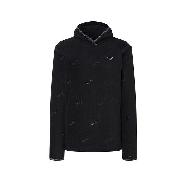 AK水原店 25FW PREMIUM 女性ロゴエンボスフリース ミニフード付きTシャツ DNTS5D