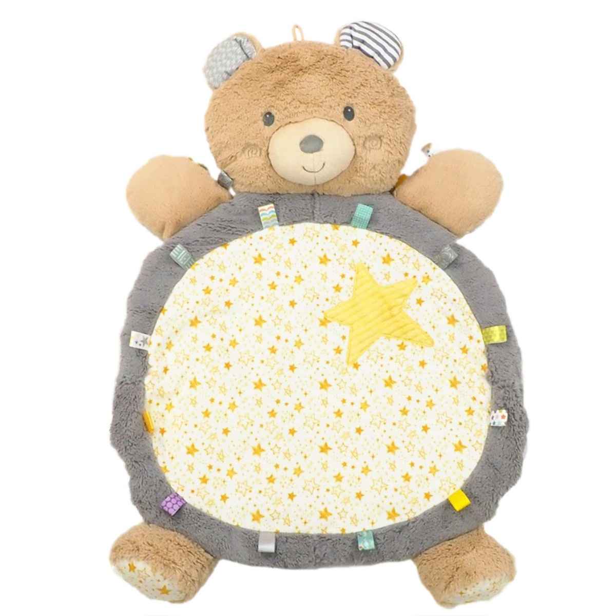 タギーズ ベビーマット ベア スター 41554 ブラウン系＋マルチカラー くま クマ 熊 子供 ベビー 赤ちゃん キッズ プレゼント