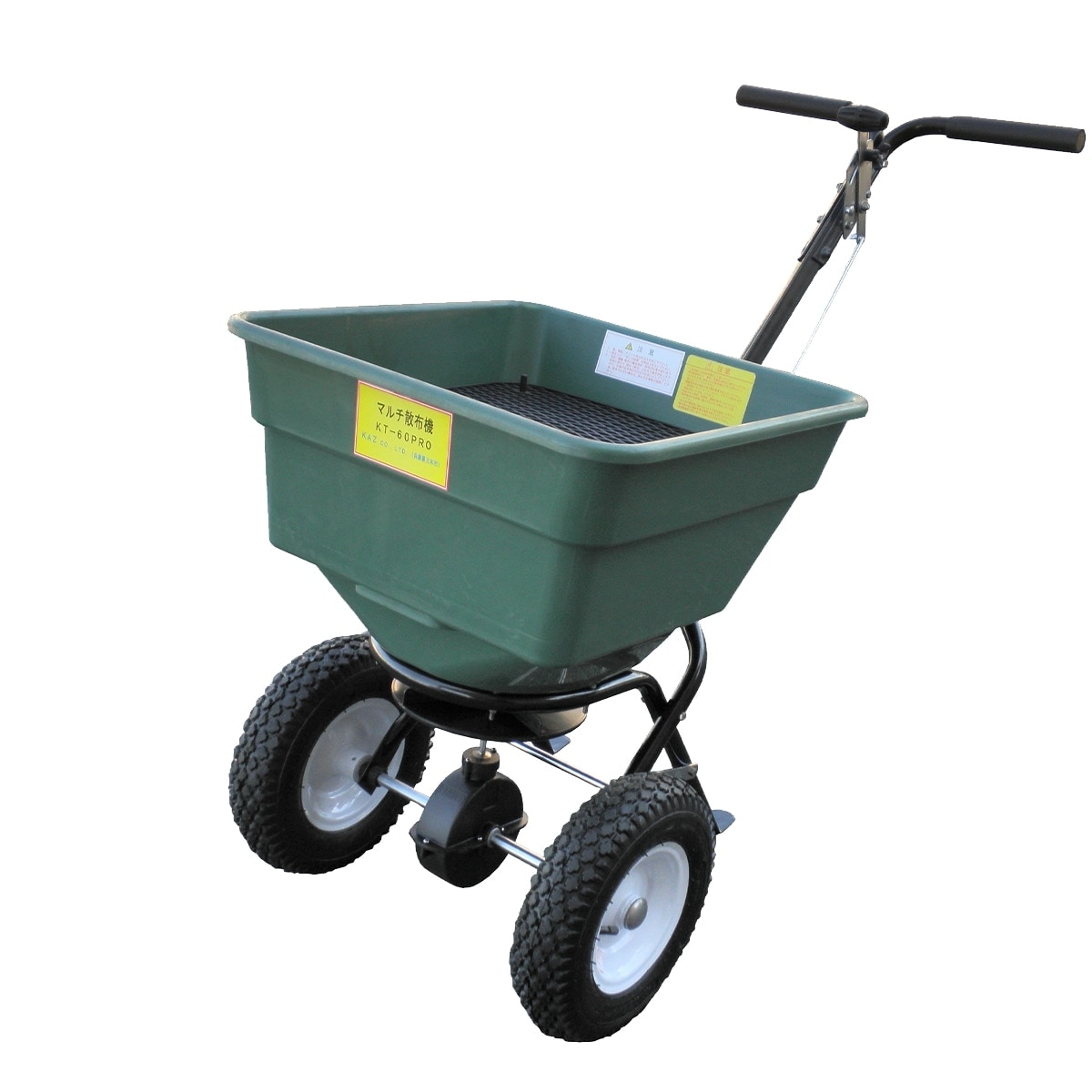 和コーポレーション 手動 2輪タイプ 散布機 60L KT-60PRO 組立簡単 マルチ散布機 肥料 種 除草剤 顆粒 粉等