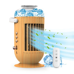1年保証付 扇風機 超音波加湿器 冷風扇 サーキュレーター 卓上扇風機 三階段調節 水入れ