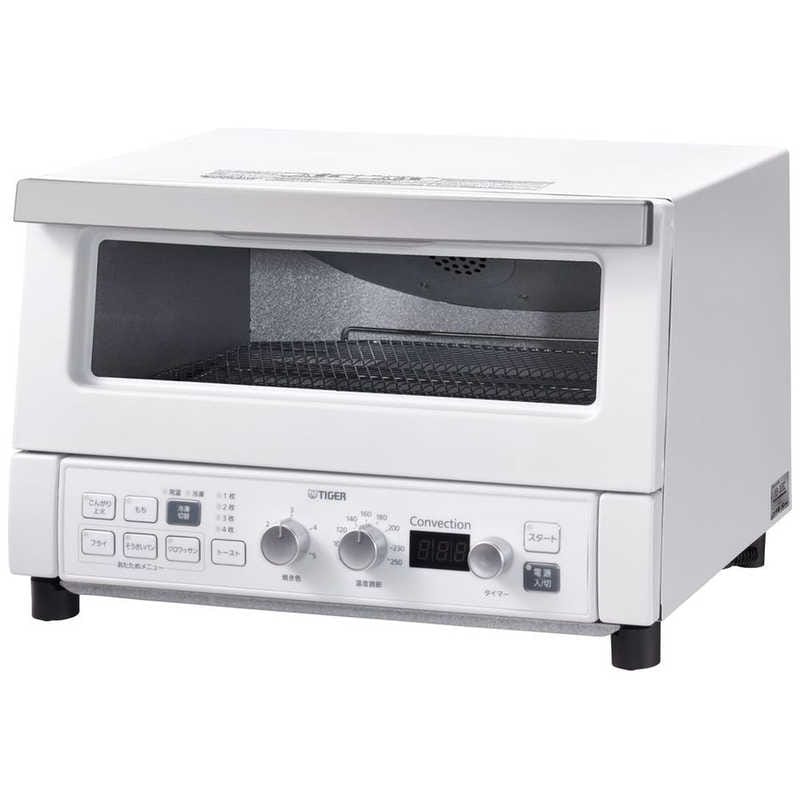 タイガー　TIGER　オーブントースター やきたて コンベクションオーブン&トースター 1312W/食パン4枚 マットホワイト　KAV-A130WM