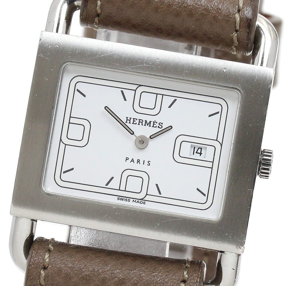 エルメス HERMES BA1.510 バレニア デイト クォーツ レディース _921194【ev10】【中古】